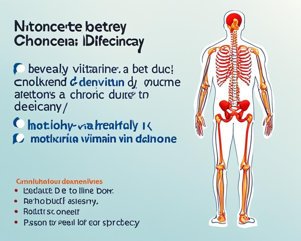 Wat gebeurt er bij een chronisch vitamine D tekort?