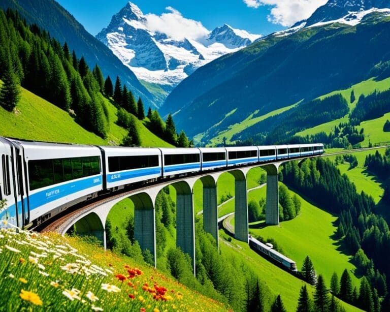 Trein naar Zwitserland