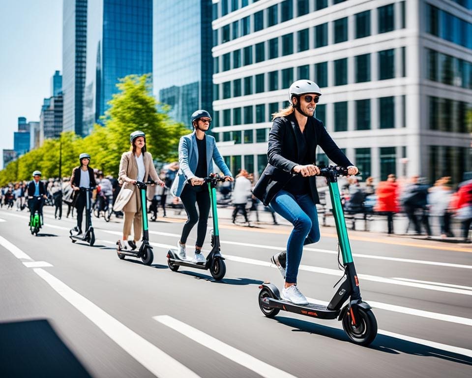 Elektrische scooters: de toekomst van stadsvervoer?