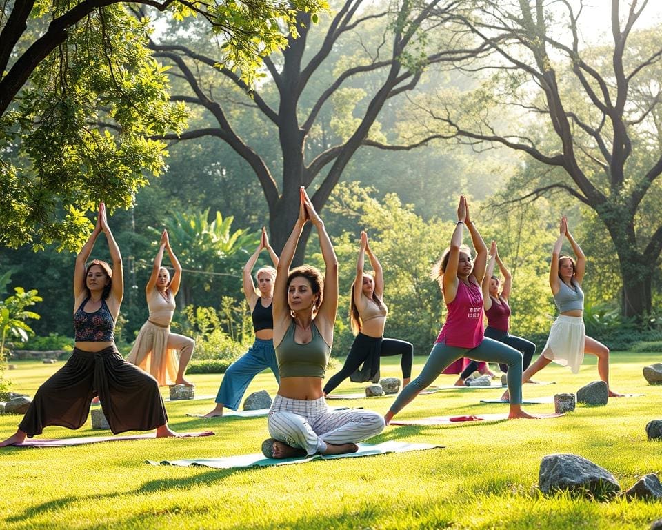 Fysieke kracht en mentale ontspanning door yoga