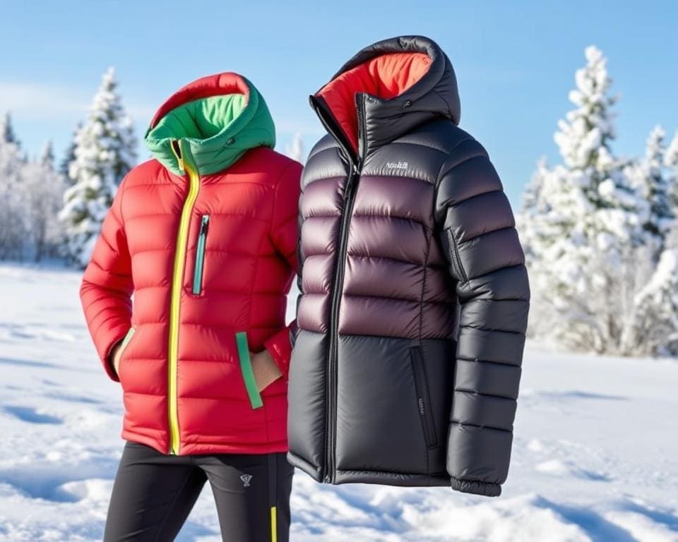 Warme donsbodywarmers voor extreme winterdagen