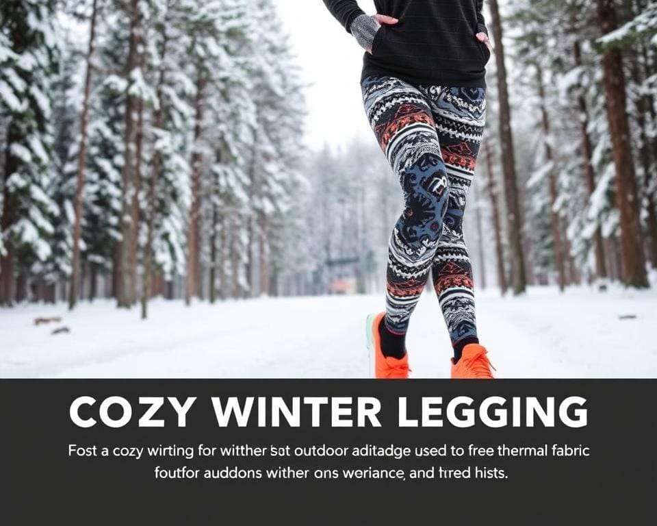 Warme leggings voor buitenactiviteiten in de winter